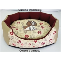 cuccia Cavalier King design trono ovale cuccia Cavalier King design trono ovale