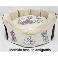 cuccia per gatto trono design antigraffio 