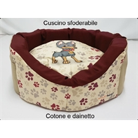 cuccia Pinscher design trono vip 